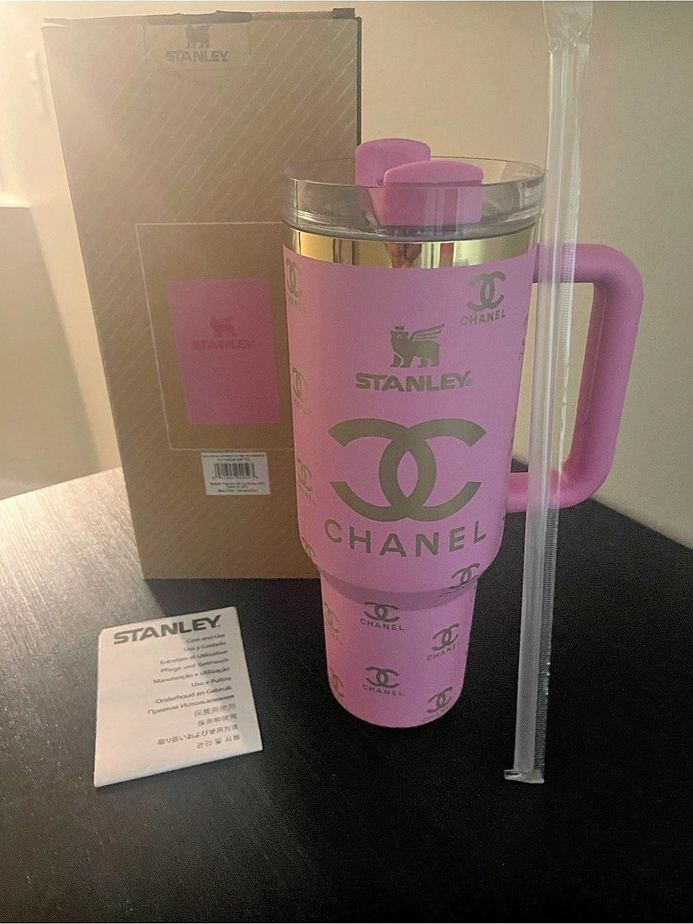 Stanley Quencher H2.0 FlowState Tumbler Pink NWT